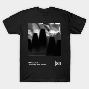 Fad Gadget  / Minimalist Style Graphic Design T-Shirt